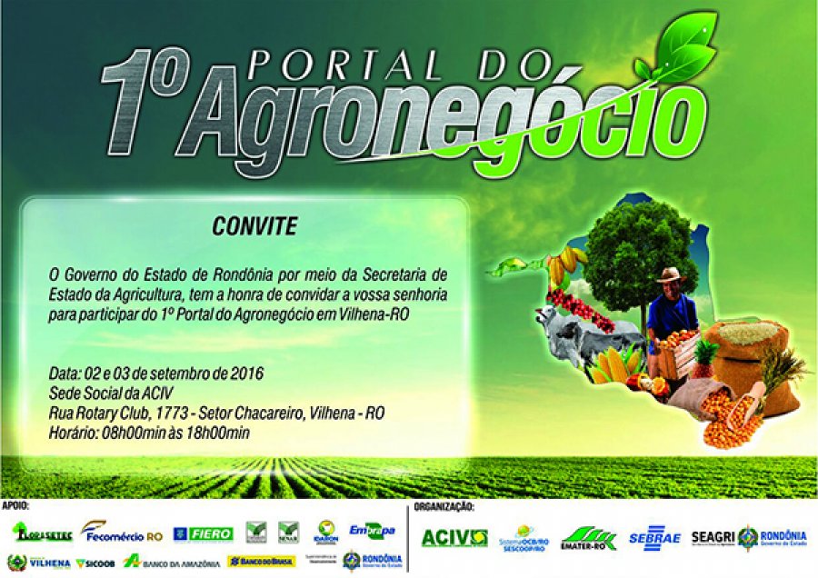 Vilhena sedia o 1º Portal do Agronegócio de Rondônia