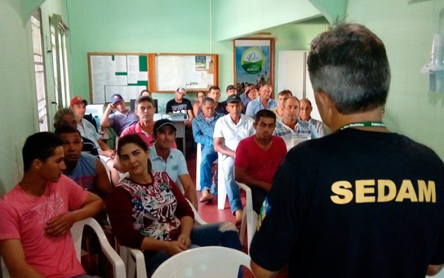 Emater-RO e Sedam orientam agricultores na outorga de recursos hídricos