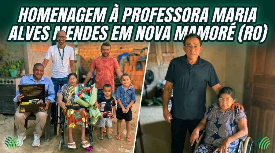 Sistema FAPERON/SENAR homenageia professora que marcou gerações em Nova Mamoré