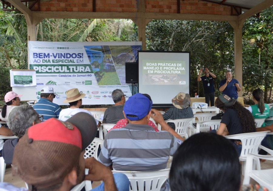 Dia Especial incentiva novos produtores na criação de peixes em Candeias do Jamari